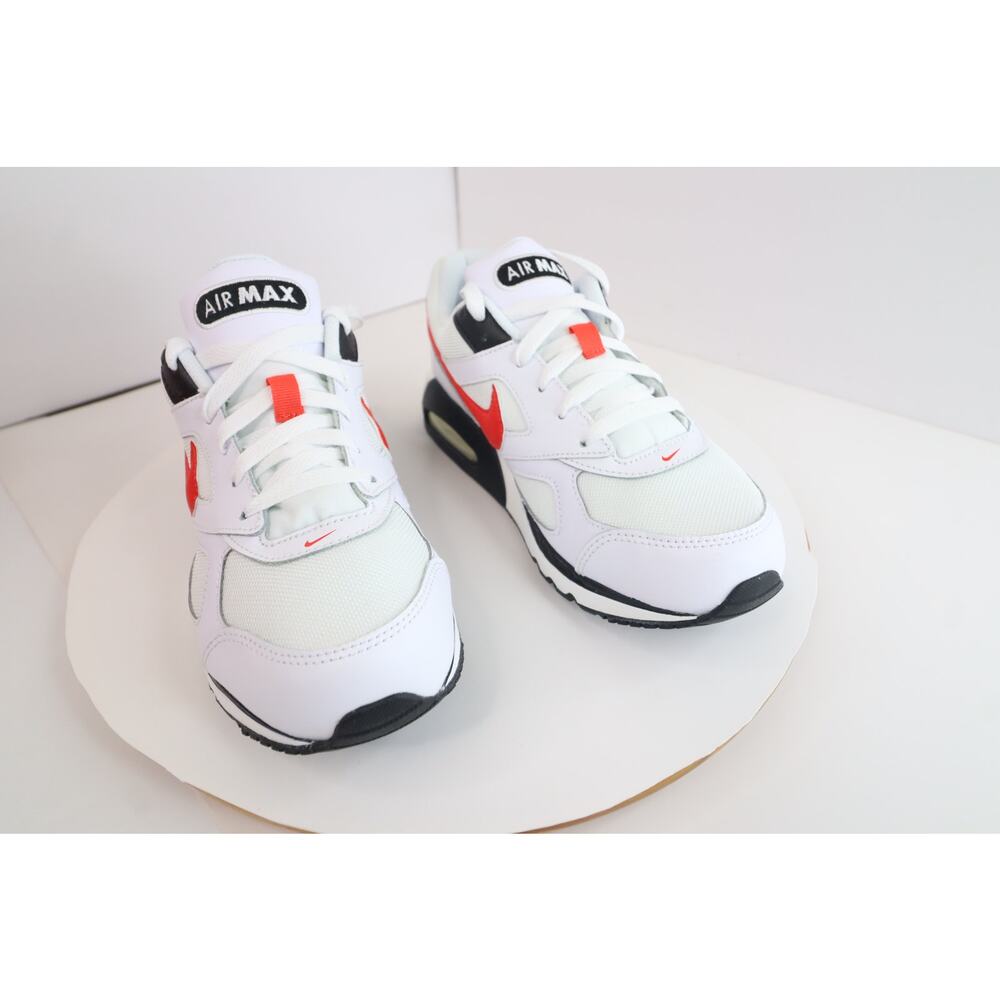 Nike Air Max IVO Sneakers White Orange 579995-101 Size 7 Y